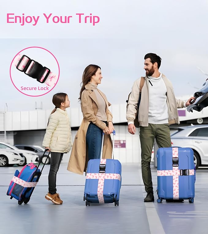 Luggage Straps for Suitcases Travel Belt Luggage Band Heavy Duty Traveling - Image 5
