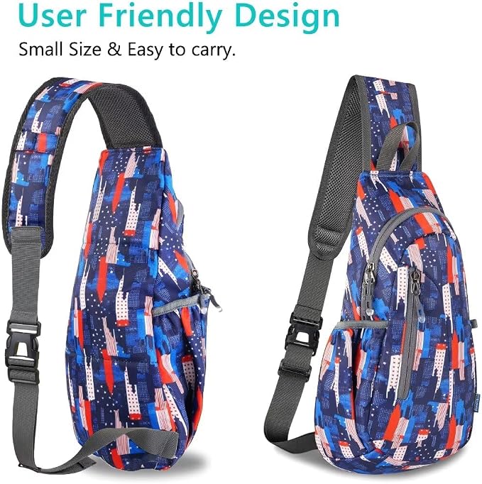 TITECOUGO Small Sling Bag, Lightweight Crossbody Backpack - Image 3