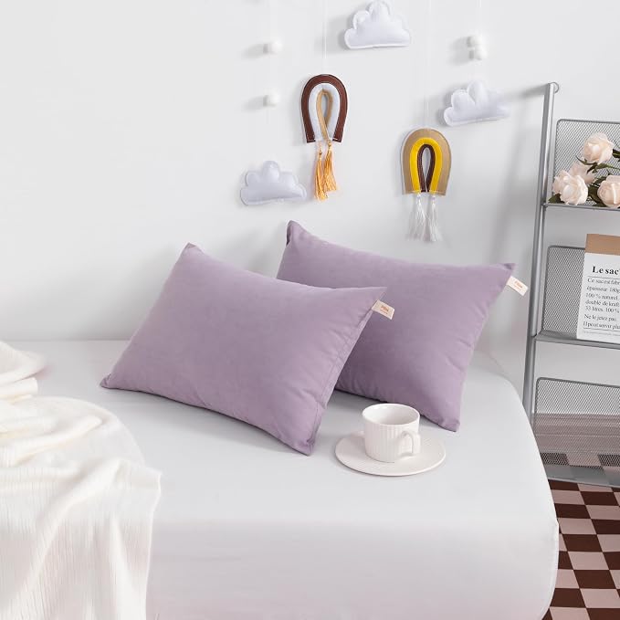 NTBAY Tiny Pillows, Down Alternative 7"x11" Microfiber Mini Pillow - Image 2