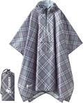 PTEROMY Hooded Rain Poncho for Adult by PTEROMY