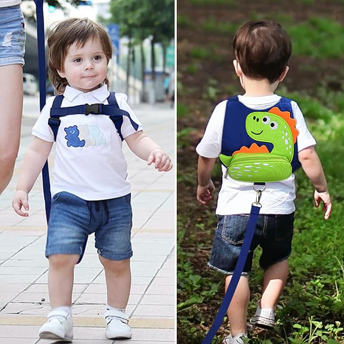 Accmor Toddler Harness Leash, Cute Dinosaur Kids Harness Children Leash - Image 7