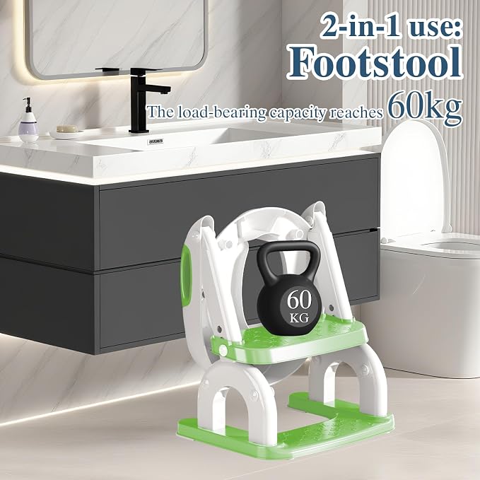 Potty Training Seat for Toddlers, Adjustable Height 2-in-1 Potty Training - Image 5