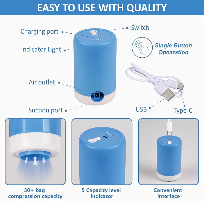 Cozy Essential Travel Vacuum Bags - Image 5