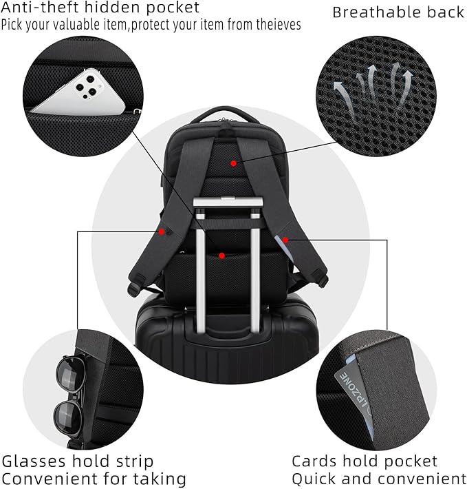 DUSLANG 17 Inch Laptop Backpack - Image 7