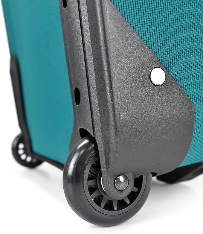 U.S. Traveler Lightweight Rolling 20" Carry On Luggage Softside Suitcase - Image 6