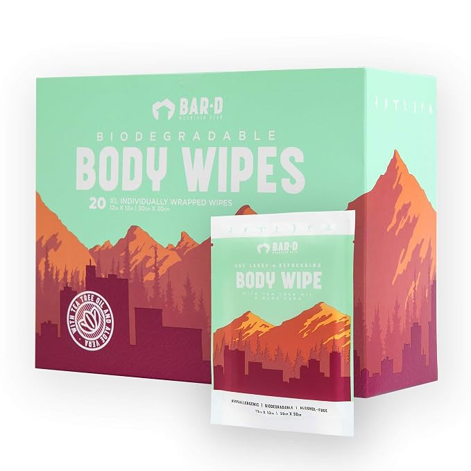 Bar-D Cleansing Face & Body Wipes by Bar-DMountainGear