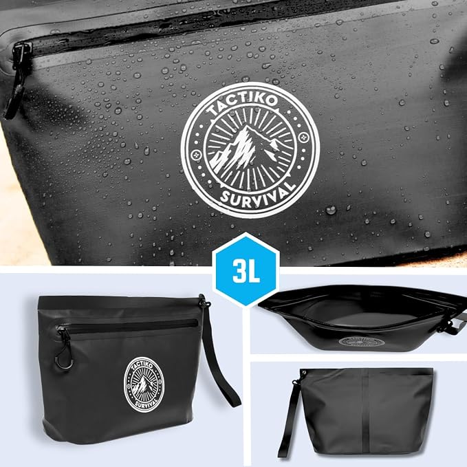 3-Pack Tactiko Heavy-Duty Splash Water Resistant Zipper Pouches - Image 7