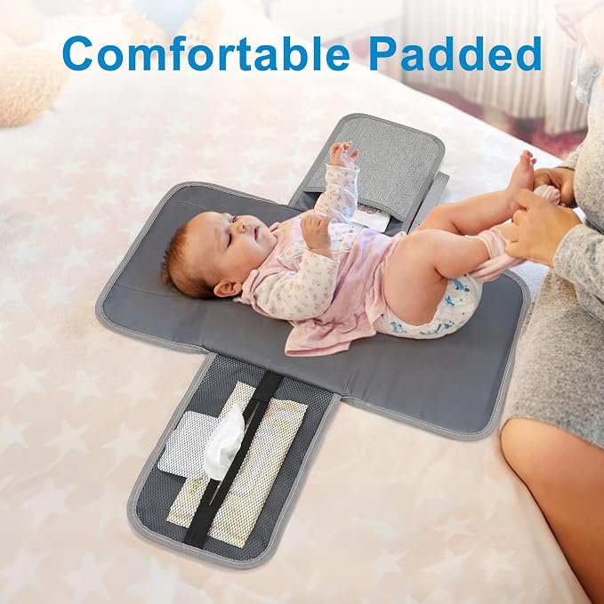 Accmor Portable Diaper Changing Pad, Waterproof Baby Changing Mat, Baby Diaper - Image 3