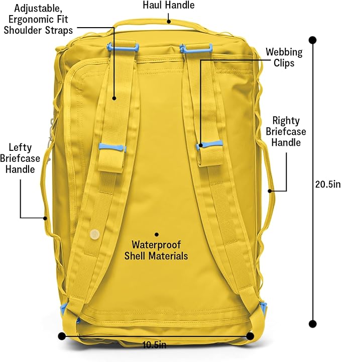 Baboon to the Moon Go-Bag Small 40L – Detachable Straps, Small Duffle Bag - Image 5