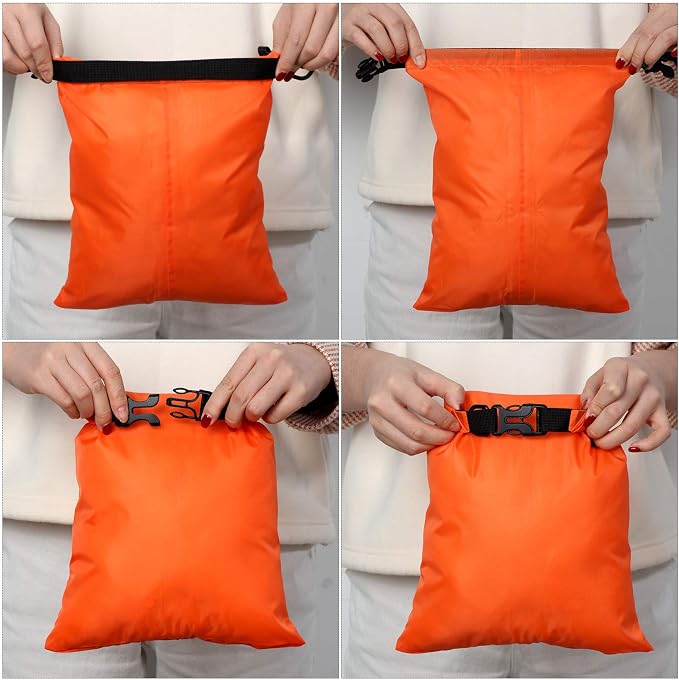 Shappy Waterproof Dry Bag Set 6 Sizes Lightweight Sacks and Long Adjustable - Image 5