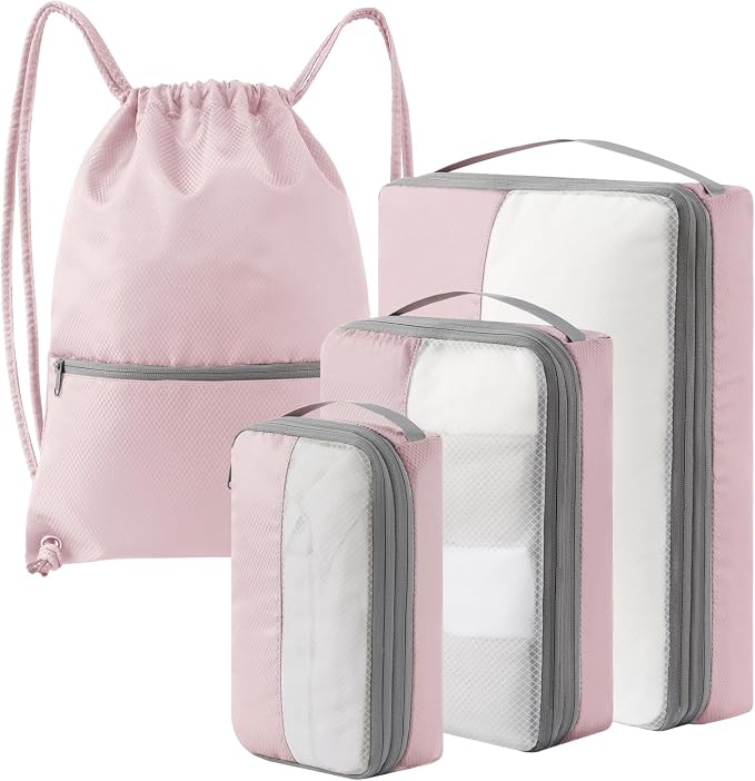 4 Set Compression Packing Cubes by KOOKOOMIA