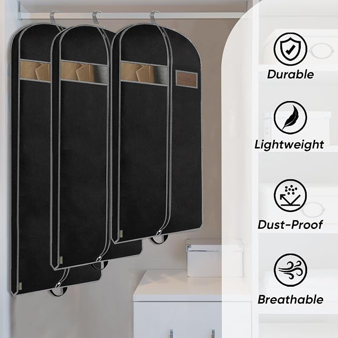 BALEINE 5PK Heavy Duty Garment Bag - Image 4
