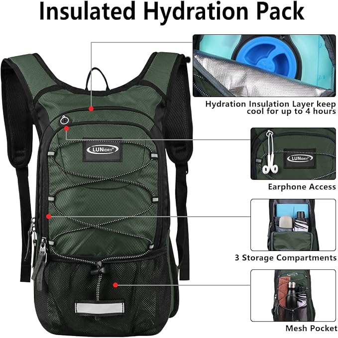 Insulated Hydration Pack Backpack - Image 3