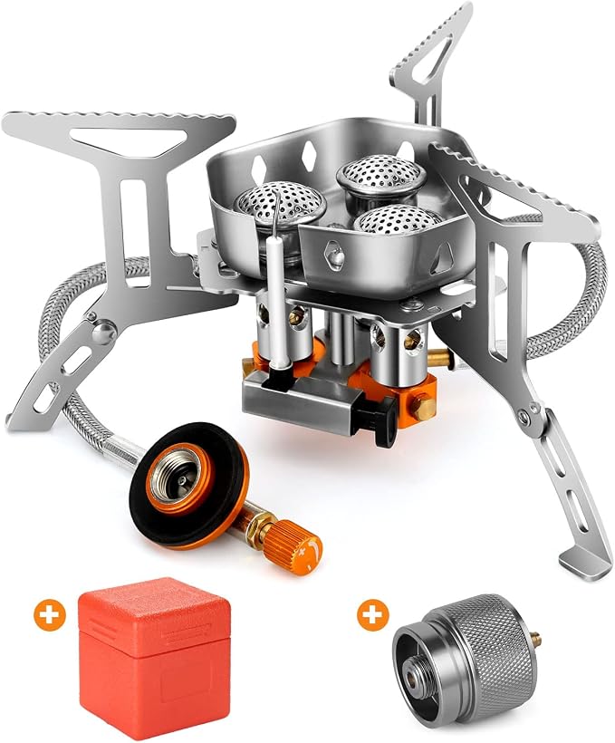 Odoland 3500W/6800W Windproof Camp Stove Camping Gas Stove by Odoland