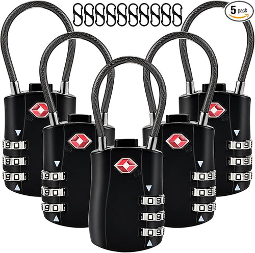 5pcs TSA Approved Luggage Locks by Locilot