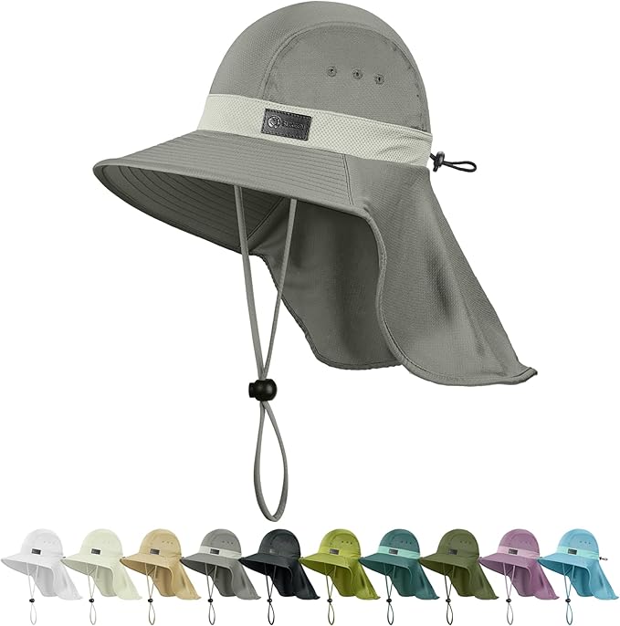 Sukeen Cooling Sun Hat for Men Women UPF50+ Wide Brim Fishing Hat by Sukeen