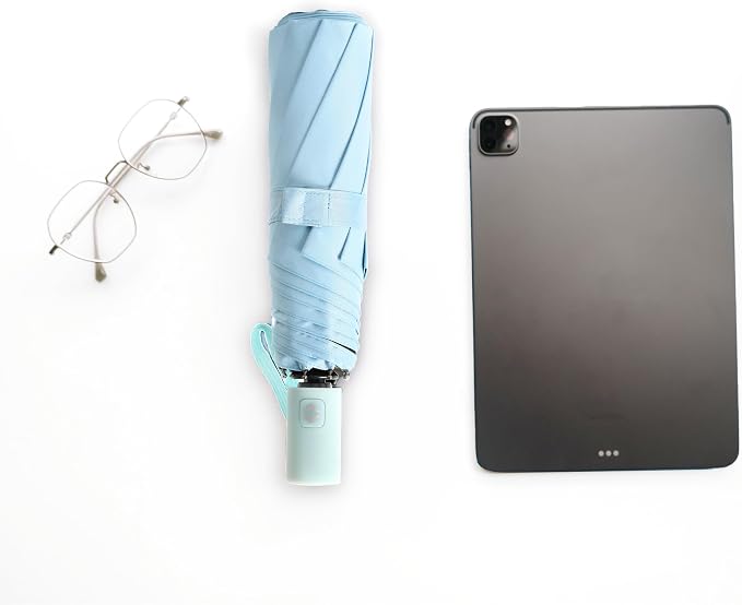 BAODINI Small UV Protection Travel Umbrella Compact - Image 7