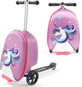 VEVOR Ride-on Luggage, 20 L Capacity, 20 Inches Kids Scooter Suitcase by VEVOR