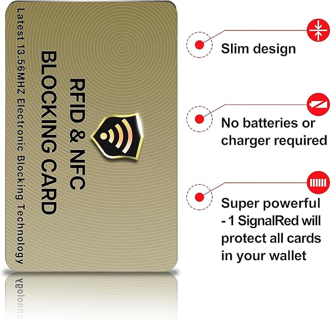 SaiTech IT 20 Pack RFID Cards One Card Protects Entire Wallet Purse - Image 7