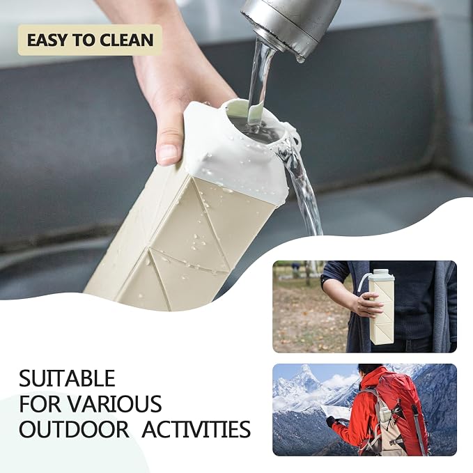 24oz Collapsible Water Bottles–Food-Grade, Lightweight, Foldable Design Perfect - Image 7