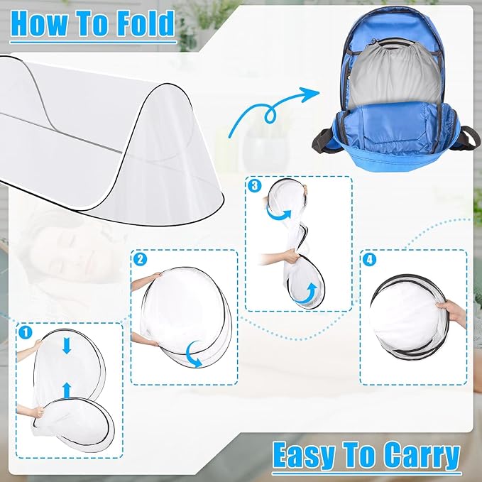 SuperDen Pop Up Mosquito Net, Foldable Mosquito Net Tent - Image 8
