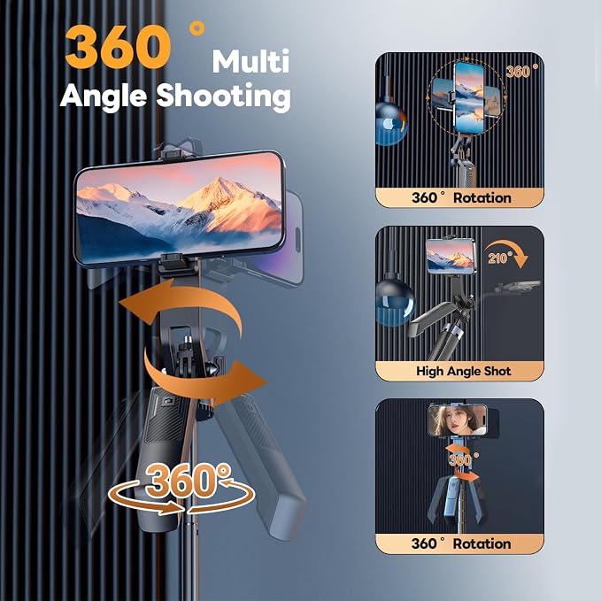 71" Selfie Stick Phone Tripod - Image 2