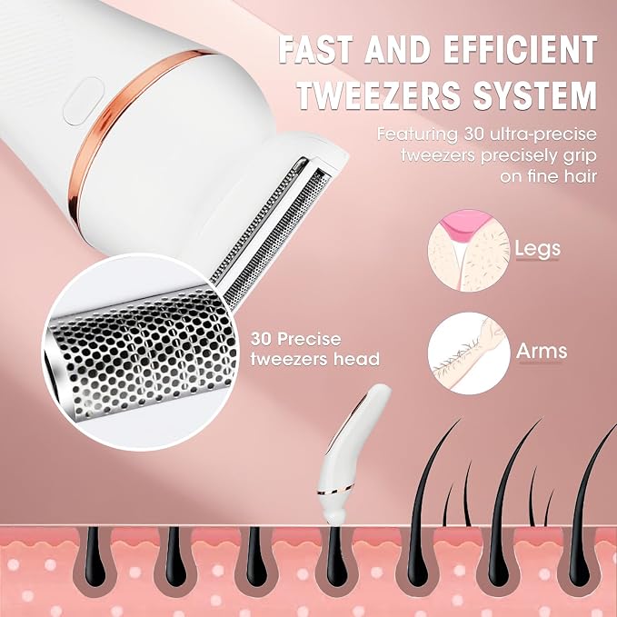 Electric Shavers for Women, 4 in 1 Hair Removal Kit - Image 4