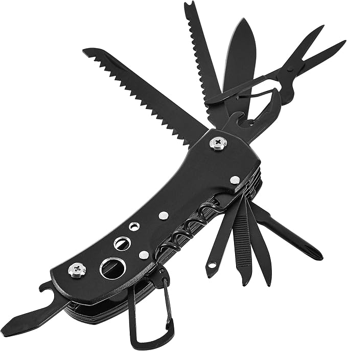 Amazon Basics 15-in-1 Stainless Steel Multitool Pocket Knife by AmazonBasics