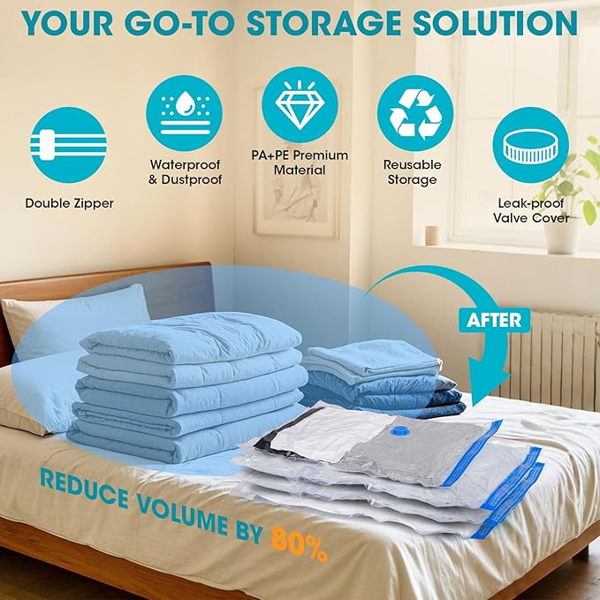 20 Pack Vacuum Storage Bags - Image 3