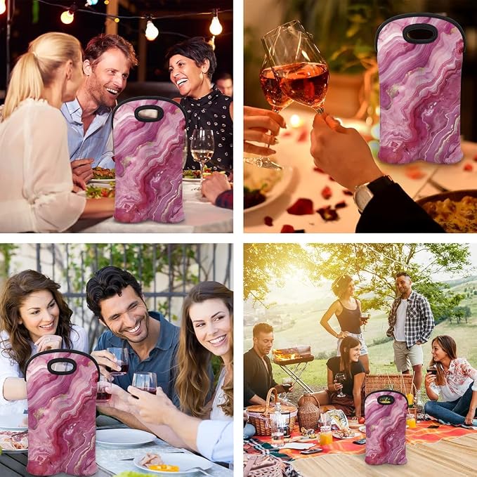 Wine Carrier Tote Personalized Bag - Image 7