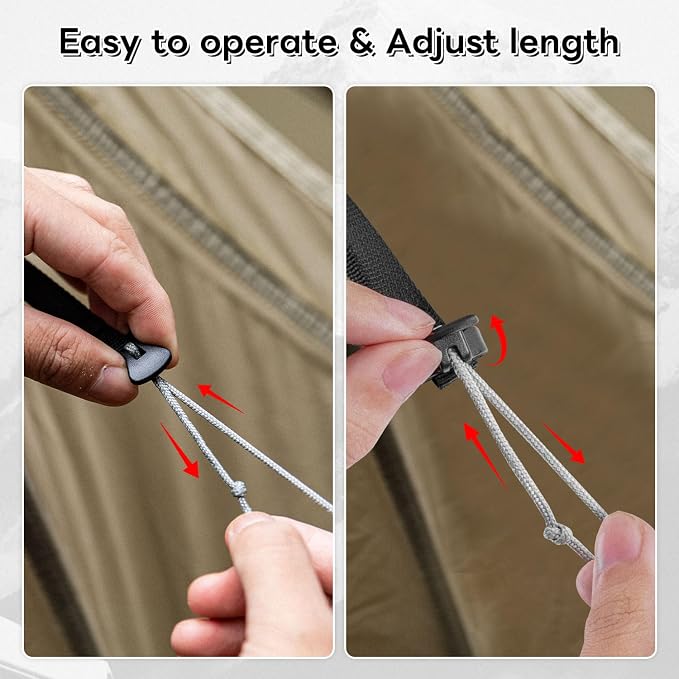 4 Pack Guy Lines-Ultralight Tent Cords - Image 3