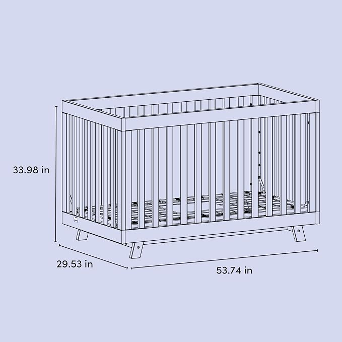 Storkcraft Beckett Grow-with-Me Convertible Crib – GREENGUARD Gold Certified - Image 10