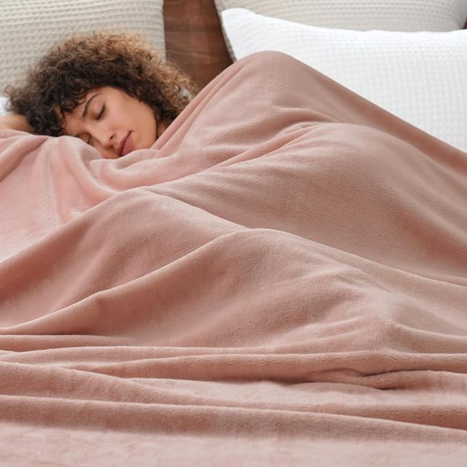 PHF Ultra Soft Fleece Blanket Twin Size, No Shed No Pilling Luxury Plush Cozy - Image 2