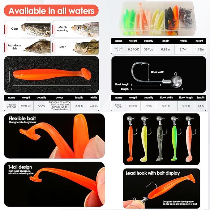 Fishing Pole Set Fishing Rod and Reel Combo, Prefect - Image 4
