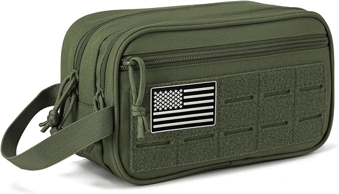 QT&QY Tactical Toiletry Bag For Men Hygiene Bag EDC Military Tool Molle Pouches by QT%26QY
