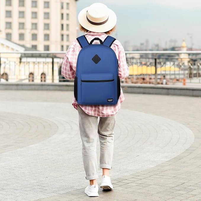 17.3 inch School Backpack, Classic Bookbag Backpack - Image 2