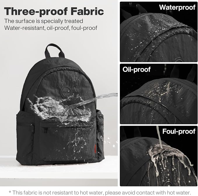 mixi Outdoor Lightweight Backpack Casual Carry On Laptop Backpack Travel Bookbag - Image 4
