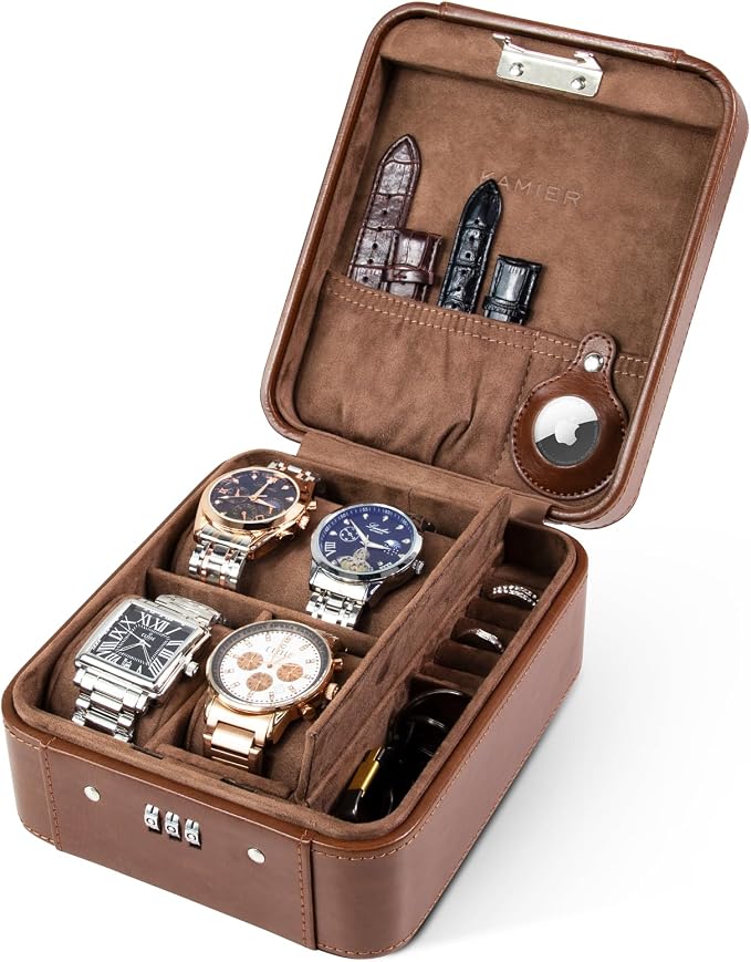 KAMIER Watch Case with Combination Lock by KAMIER