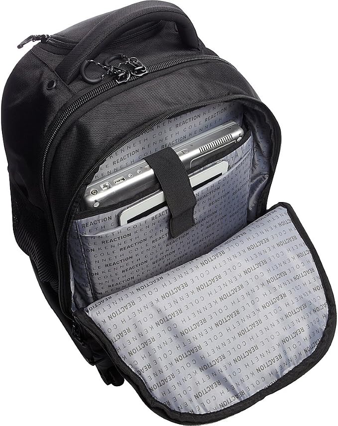 Kenneth Cole REACTION 17" Polyester Dual Compartment 4-Wheel Laptop Backpack - Image 8