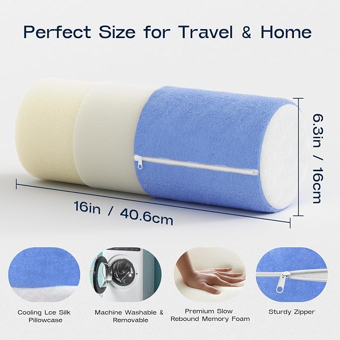Neck Roll Cervical Pillow for Neck Pain Relief - Image 2