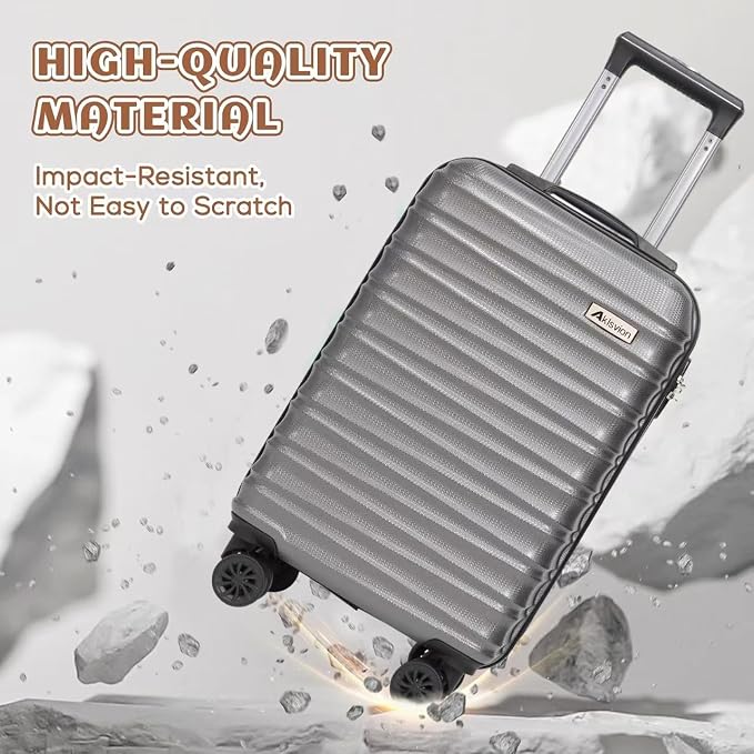 Luggage Set 3 Piece Luggage Set ABS hardshell Spinner Wheels Luggage Carry on - Image 5