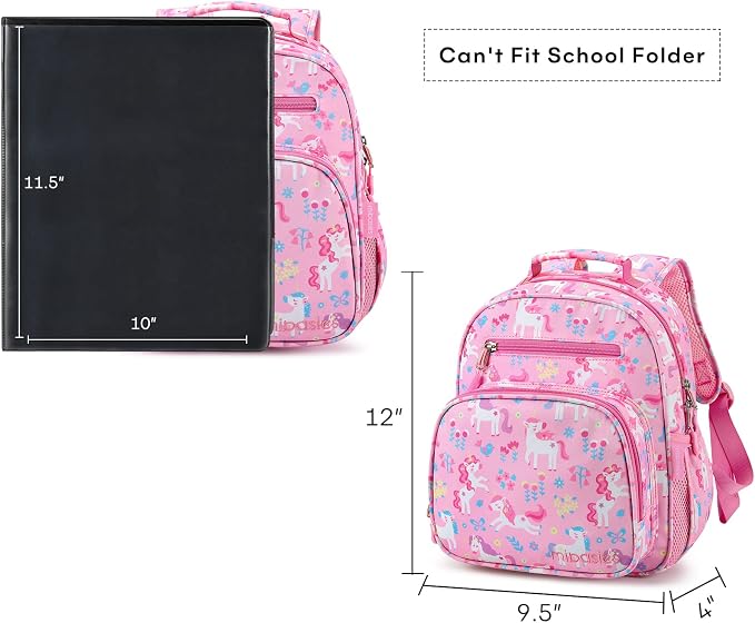 mibasies Toddler Backpack for Girls 2-4: Cute Kids Backpacks for Girls - Image 3