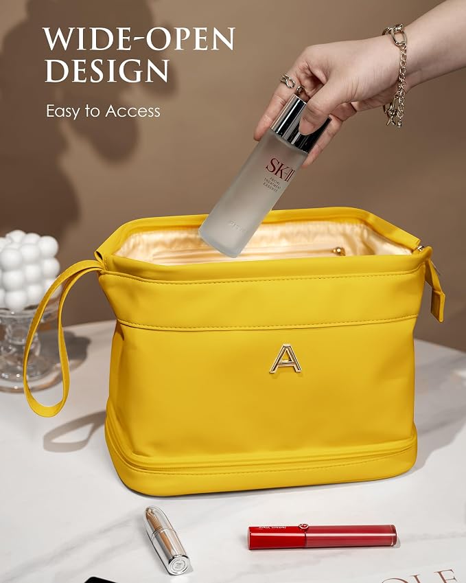 Birthday Presents for Women, Initial Makeup Bag, Travel Gifts, Personalized Bags - Image 3