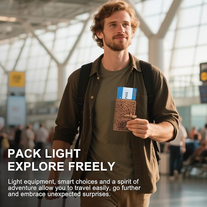 Genuine Leather Passport Holder - Image 6