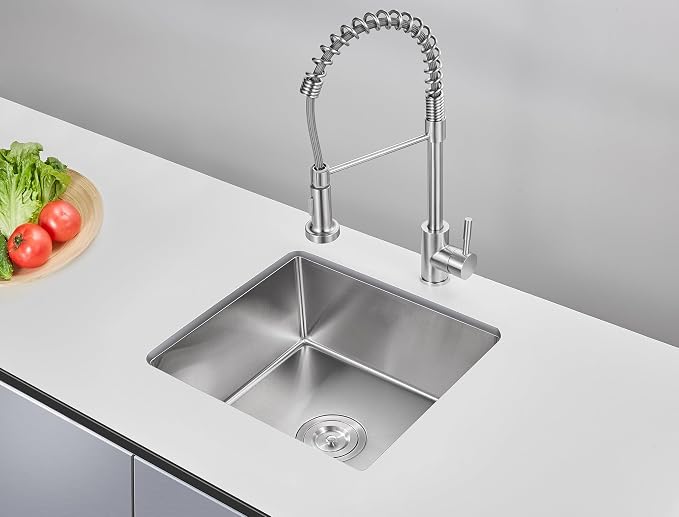 18 Inch Undermount Kitchen Sink Brushed, 18 Gauge T-304 Stainless Steel - Image 2