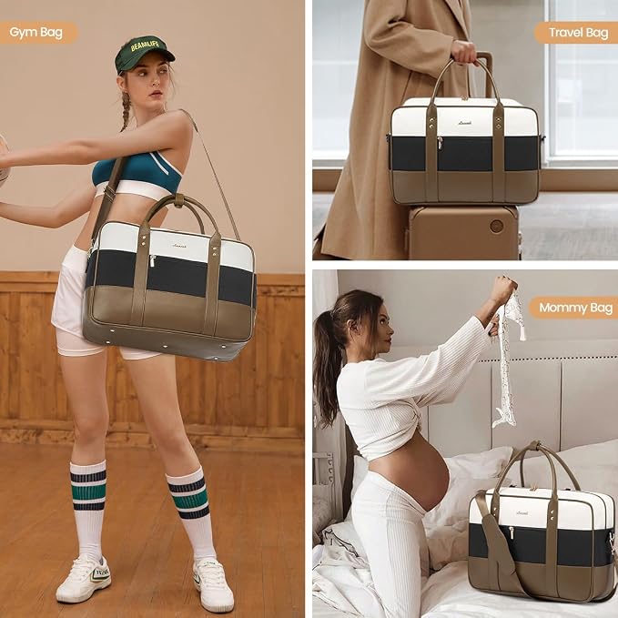 LOVEVOOK Weekender Travel Duffel Bag, Personal Item Duffle Bags - Image 8