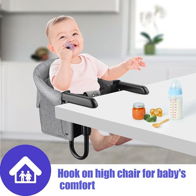 Hook On High Chair, Attach to Fast Table Chair, Clip on High Chairs to Table - Image 6