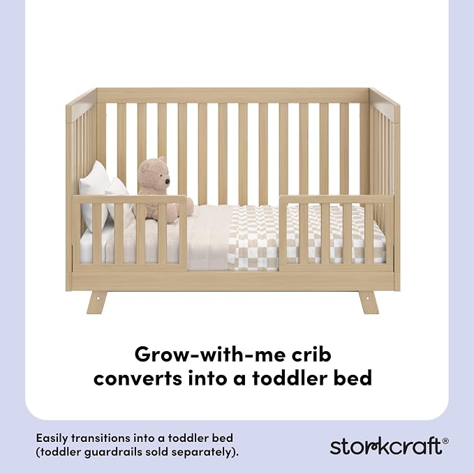 Storkcraft Beckett Grow-with-Me Convertible Crib – GREENGUARD Gold Certified - Image 5