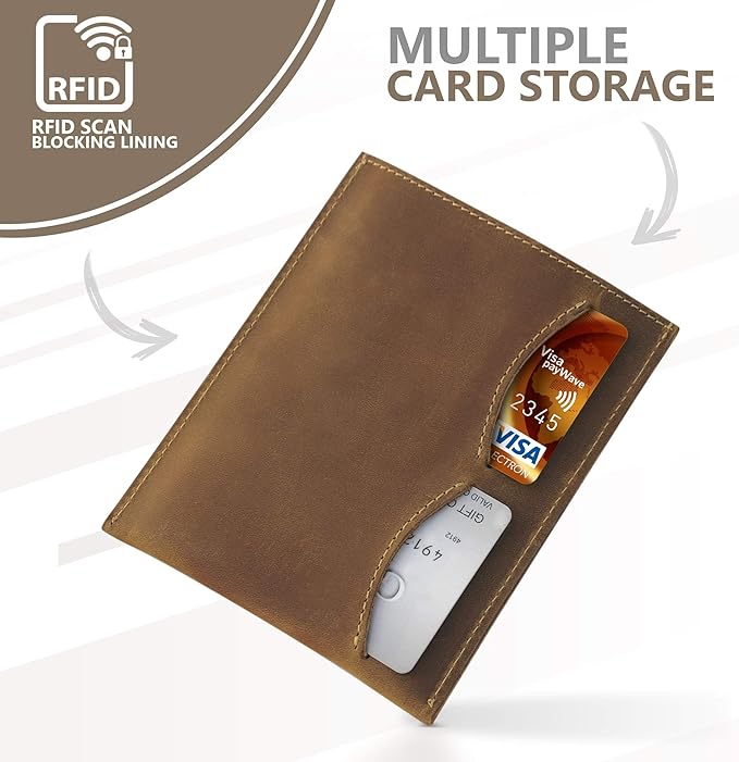 WANDERINGS Leather Passport Holder - Image 2