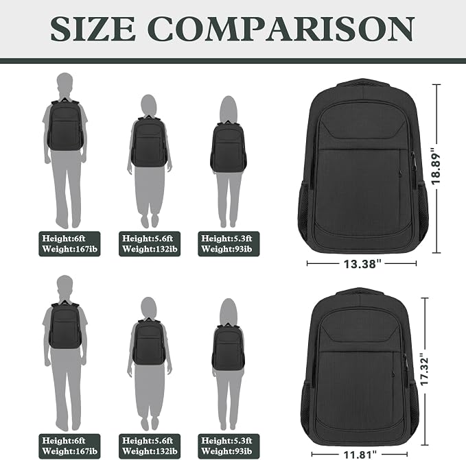 Laptop Backpack, Travel Backpack - Image 7